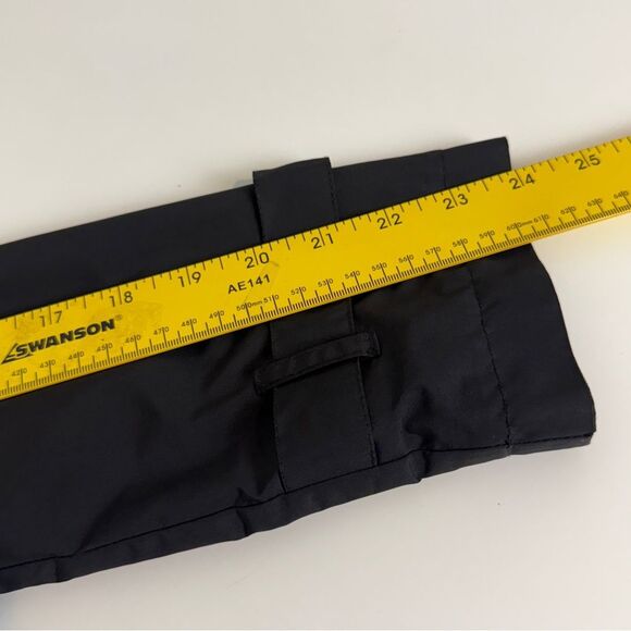 Cole Haan Black Packable Rain Jacket Convertible Hood S - Picture 11 of 12